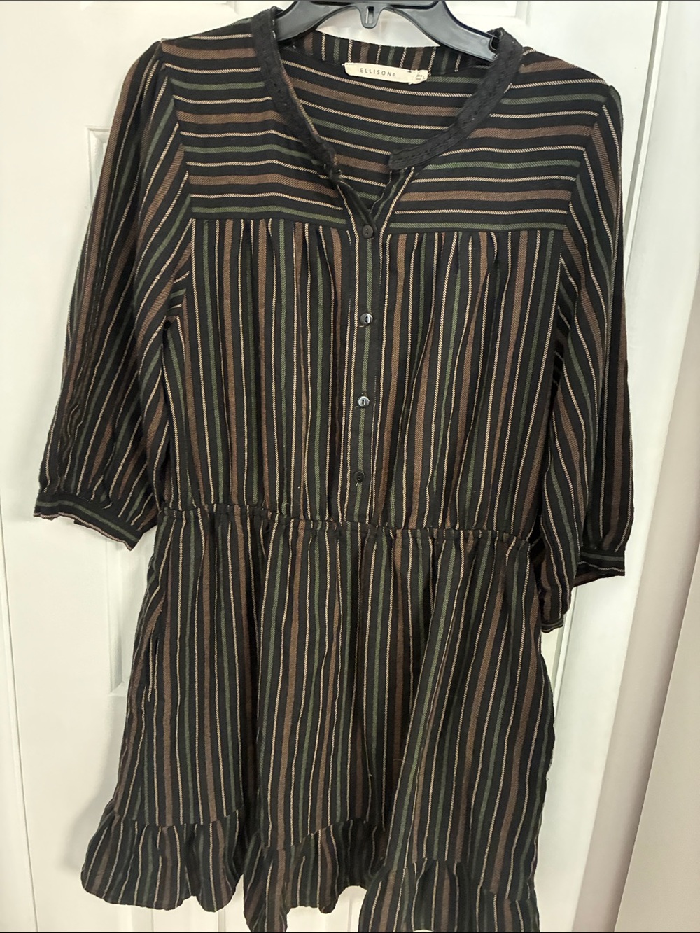 Ellison Button-Front Dress - Picture 3 of 4